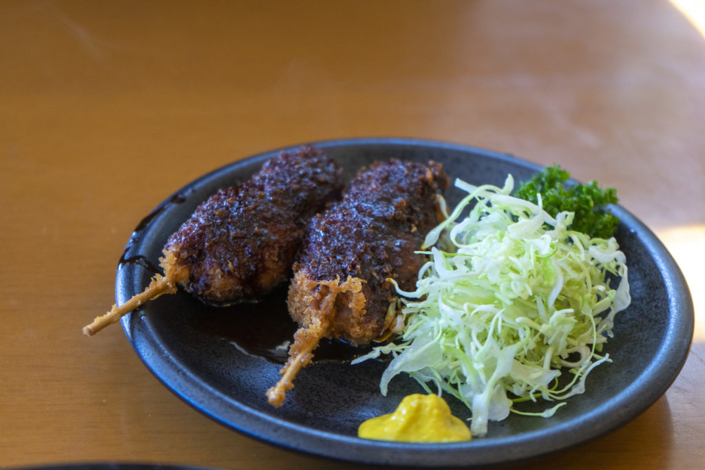 串カツ(みそ二本) 250円