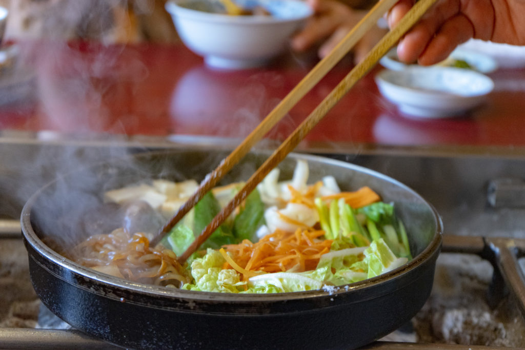 すき焼きができるまでの様子２