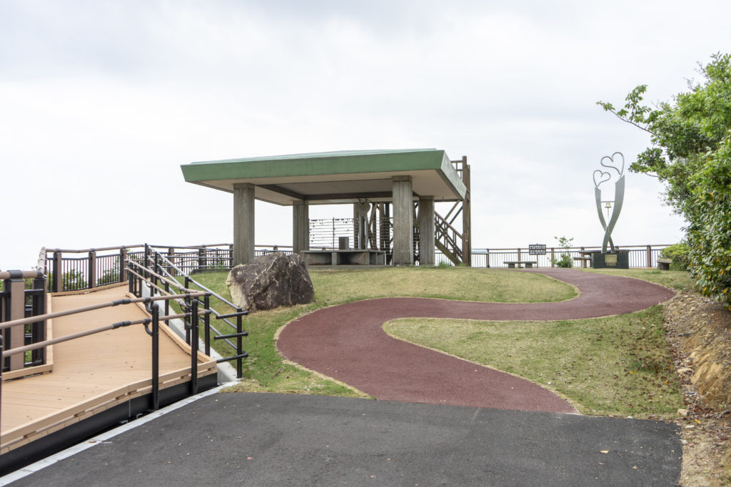 鵜倉園地。見江島展望台